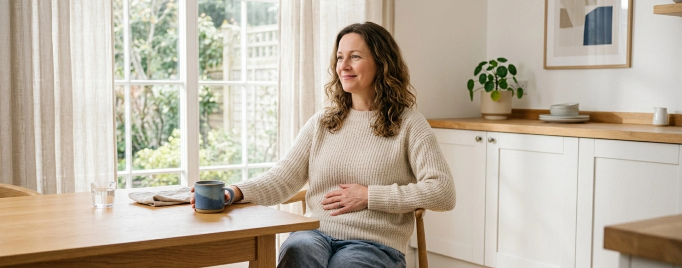 Digestive discomfort that worsens with stress